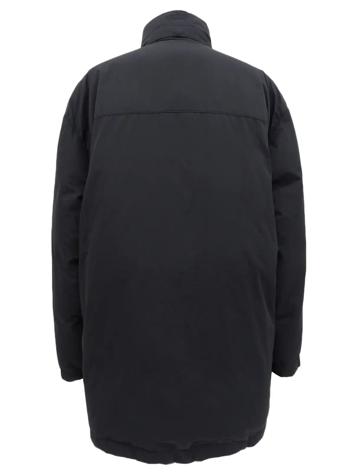 黑色徽标刺绣羽绒服
