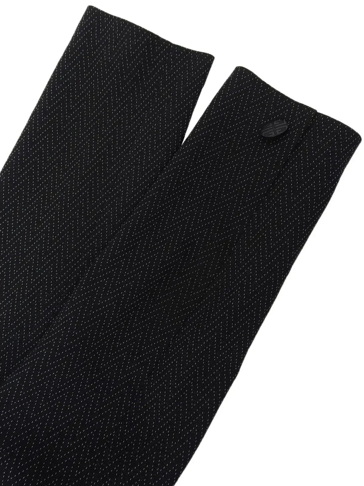 デザインステッチロゴボタンジャケット ブラック