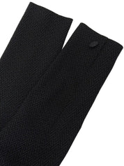 デザインステッチロゴボタンジャケット ブラック