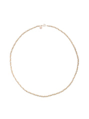 18K925 Twisted Rope Chain Necklace in Silver/Gold