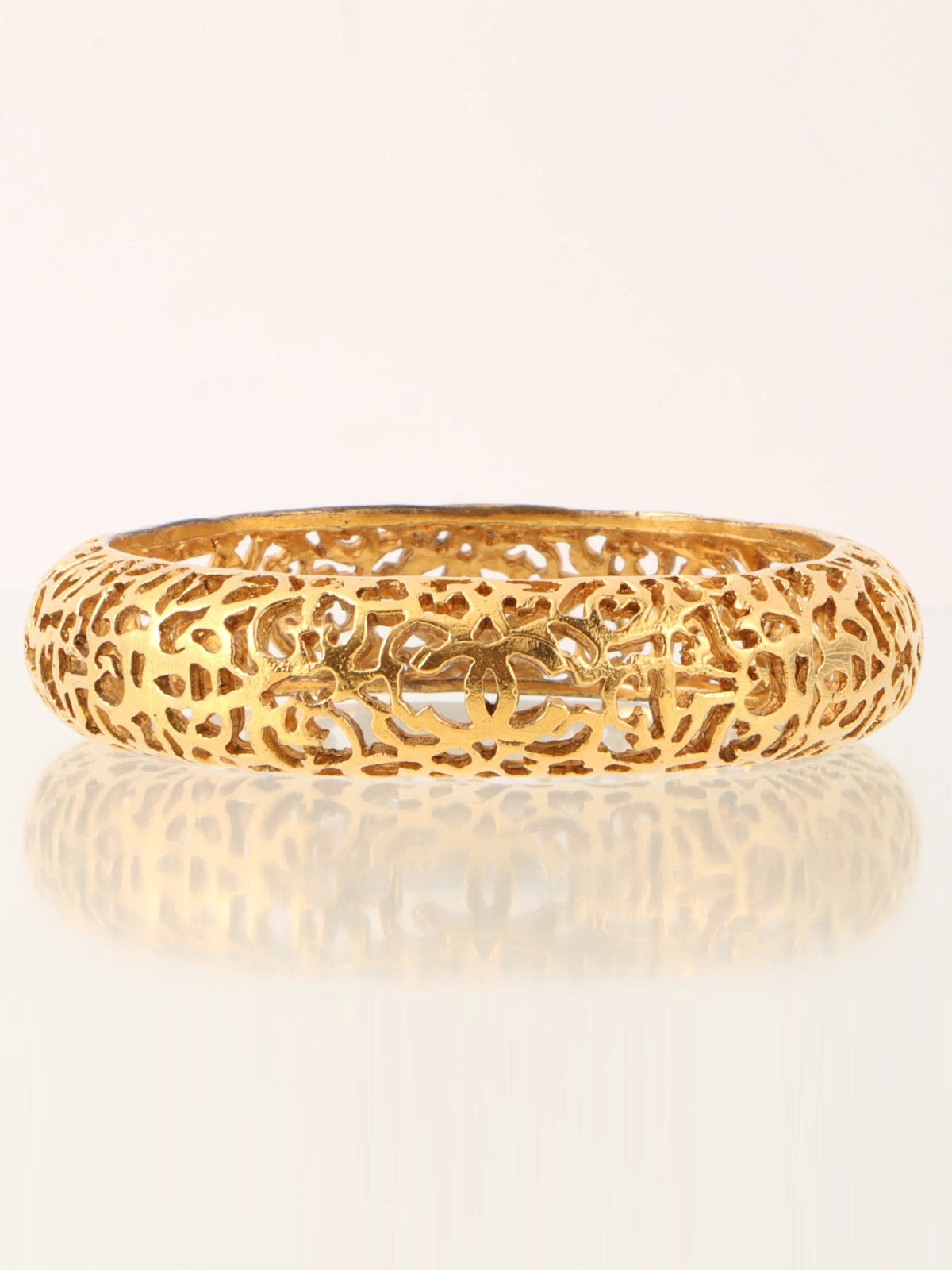 4CC Mark Bangle Gold