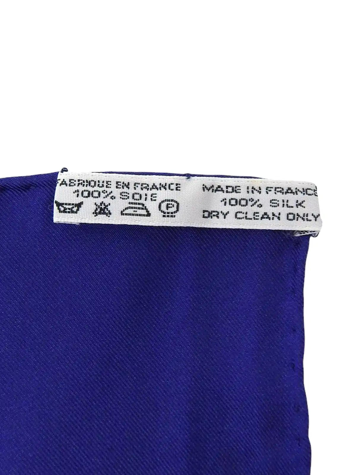 Carré 90 Mors & Filets 图案围巾(红色/海军蓝/多色)