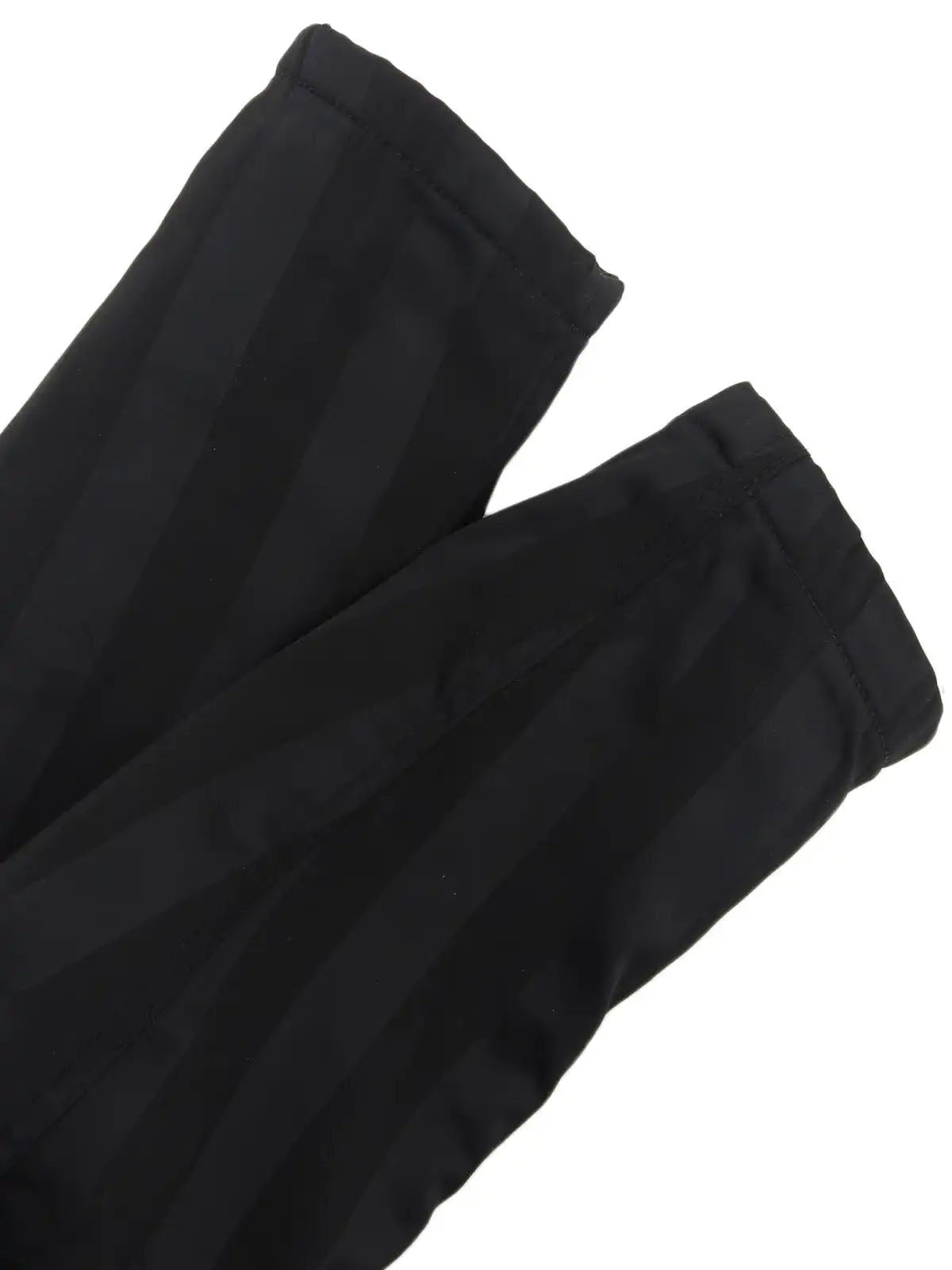 黑色条纹美杜莎纽扣套装