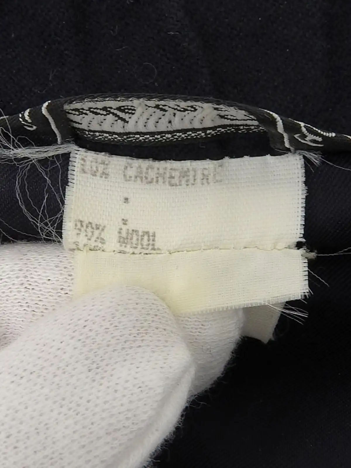 深海军蓝褶皱美杜莎纽扣套装