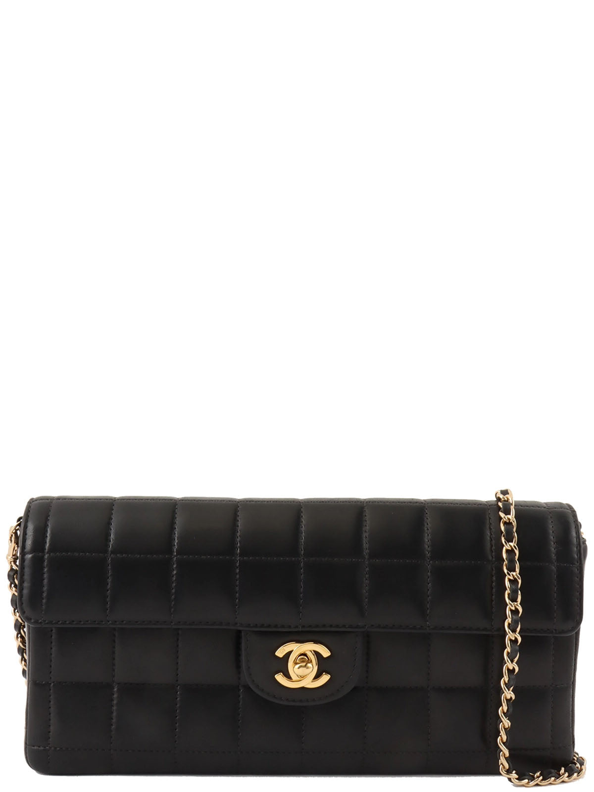 2003 Chocobar CC Turnlock Chain Bag, Black
