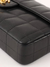 2003 Chocobar CC Turnlock Chain Bag, Black
