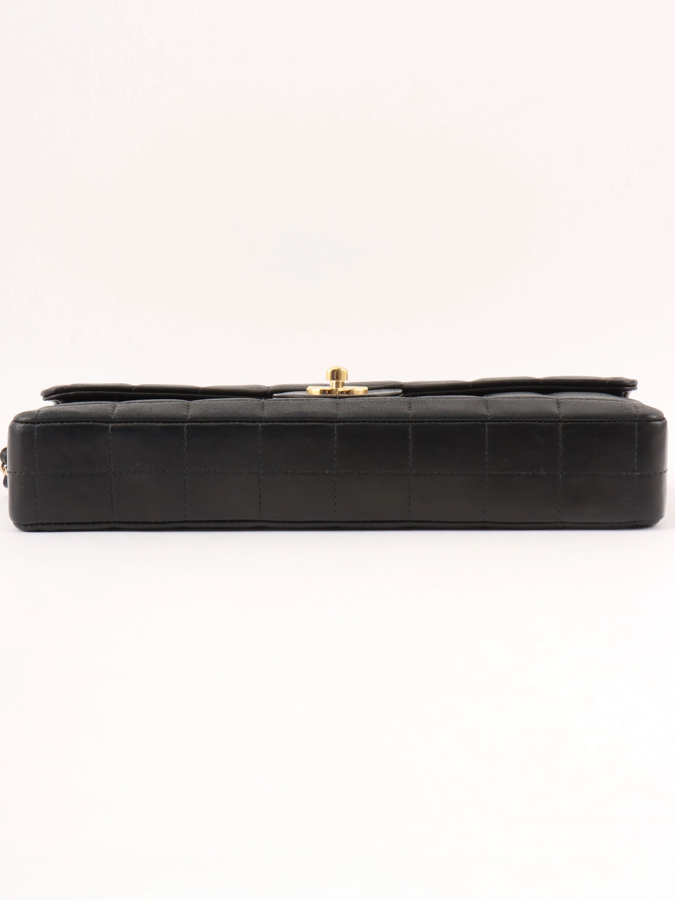 2003 Chocobar CC Turnlock Chain Bag, Black
