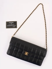 2003 Chocobar CC Turnlock Chain Bag, Black