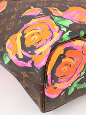 2008 Monogram Rose Neverfull MM Brown/Pink