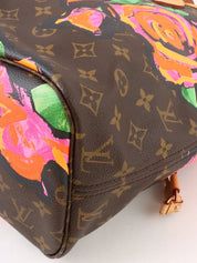 2008 Monogram Rose Neverfull MM Brown/Pink