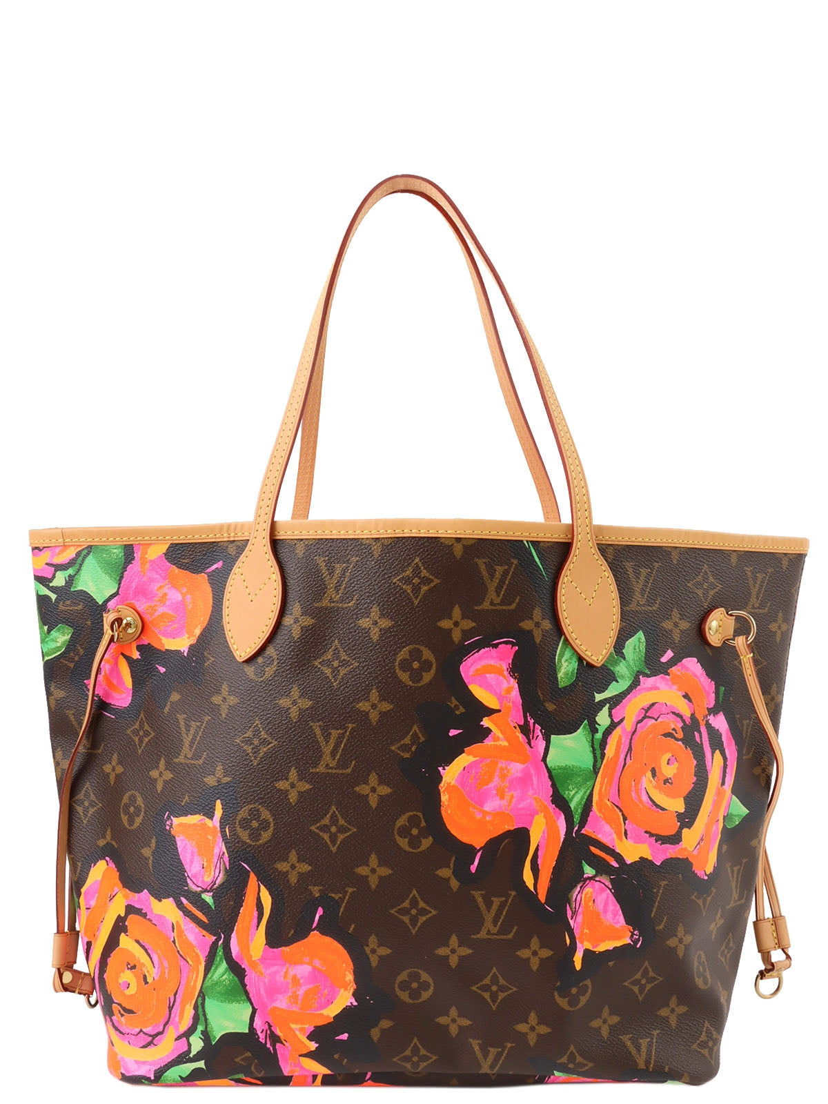 2008 Monogram Rose Neverfull MM Brown/Pink