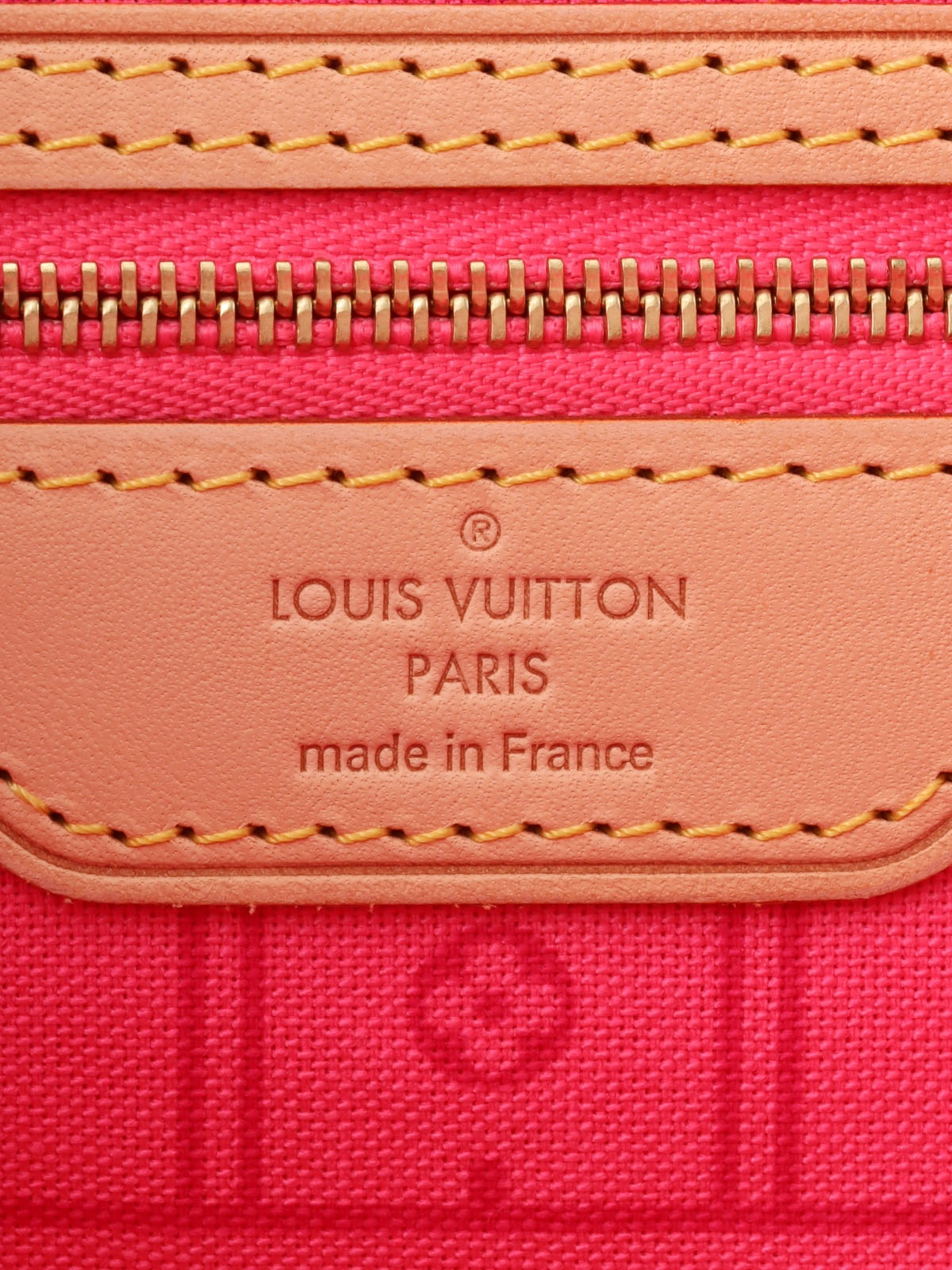 2008 Monogram Rose Neverfull MM Brown/Pink