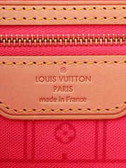 2008 Monogram Rose Neverfull MM Brown/Pink