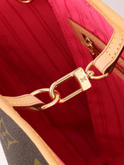 2008 Monogram Rose Neverfull MM Brown/Pink