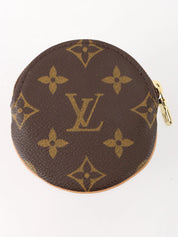 2004 Canvas Monogram Porte Monnaie Long Brown