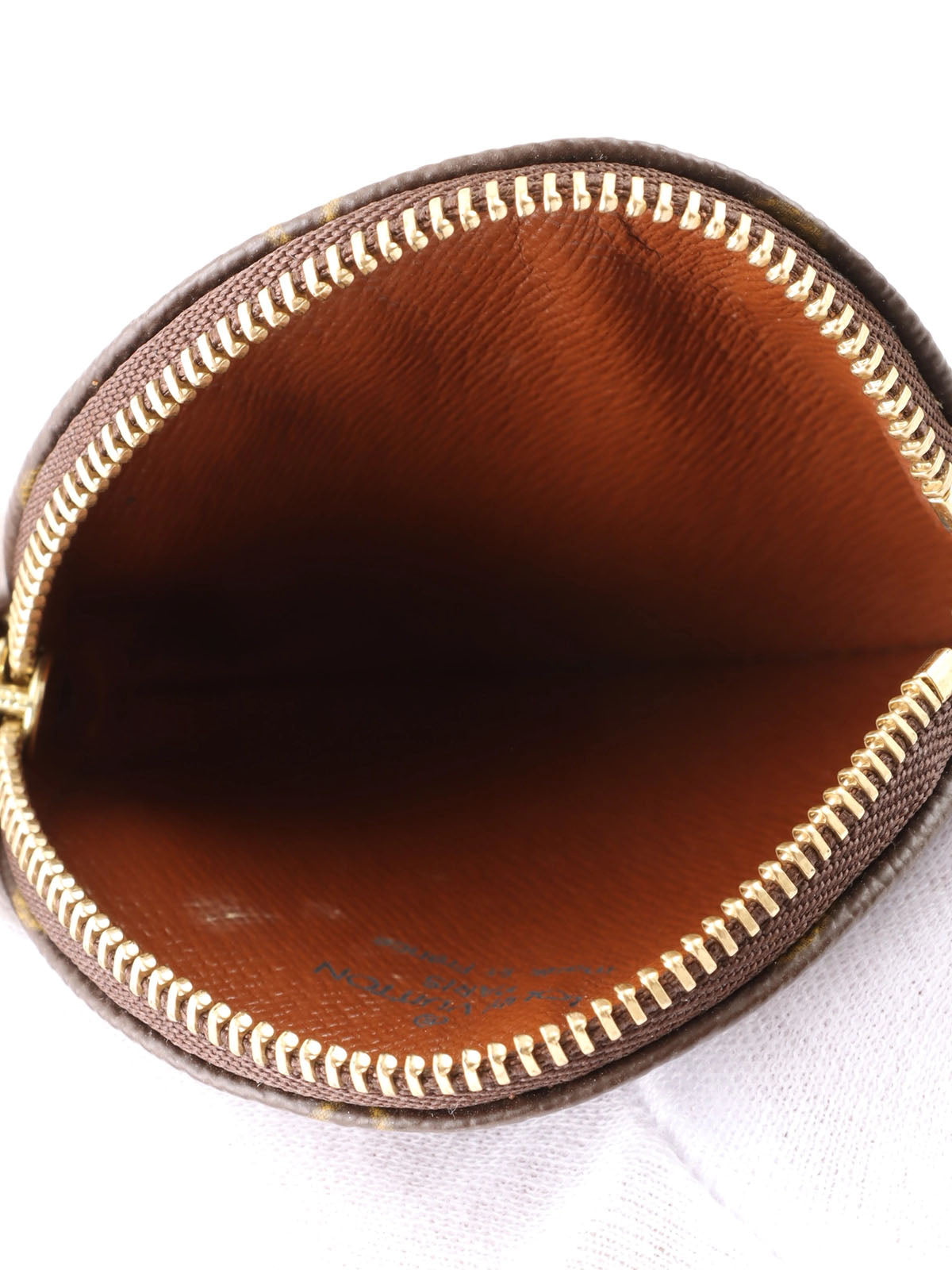 2004 Canvas Monogram Porte Monnaie Long Brown