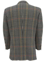 棕色/黑色格纹夹克