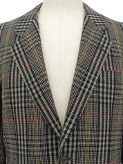 棕色/黑色格纹夹克