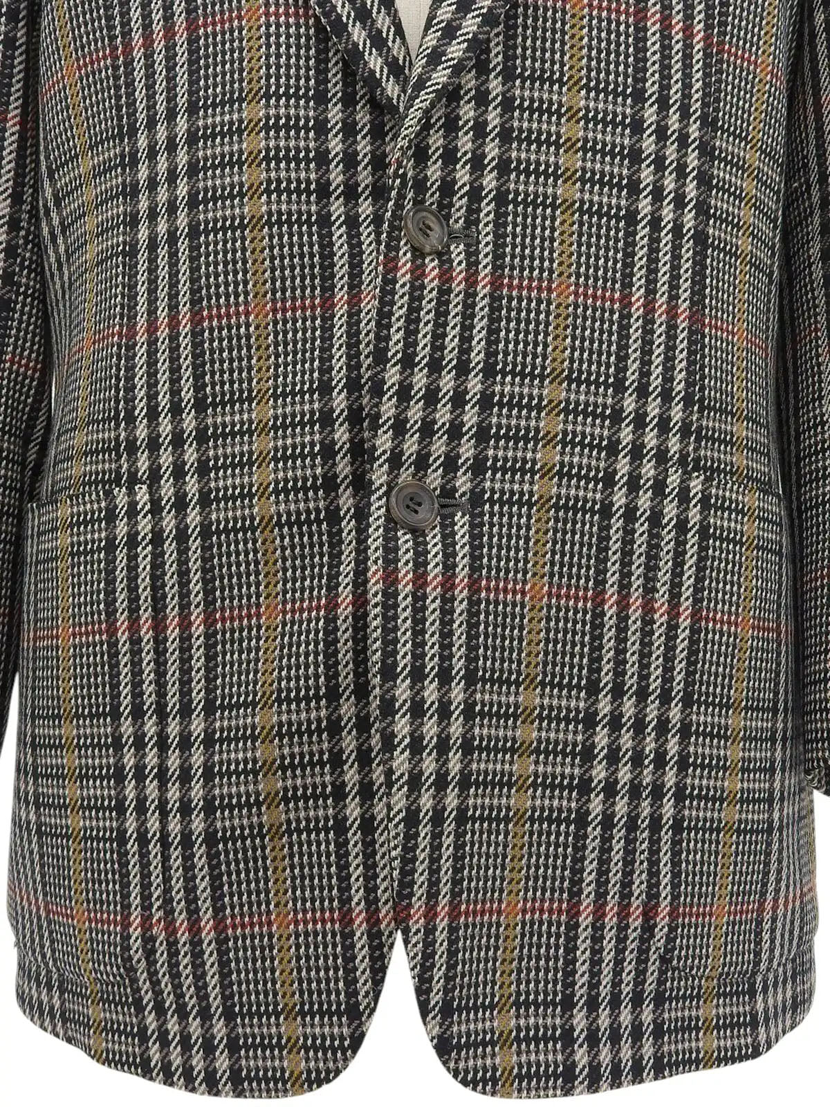 棕色/黑色格纹夹克