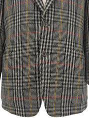 棕色/黑色格纹夹克