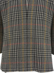 棕色/黑色格纹夹克