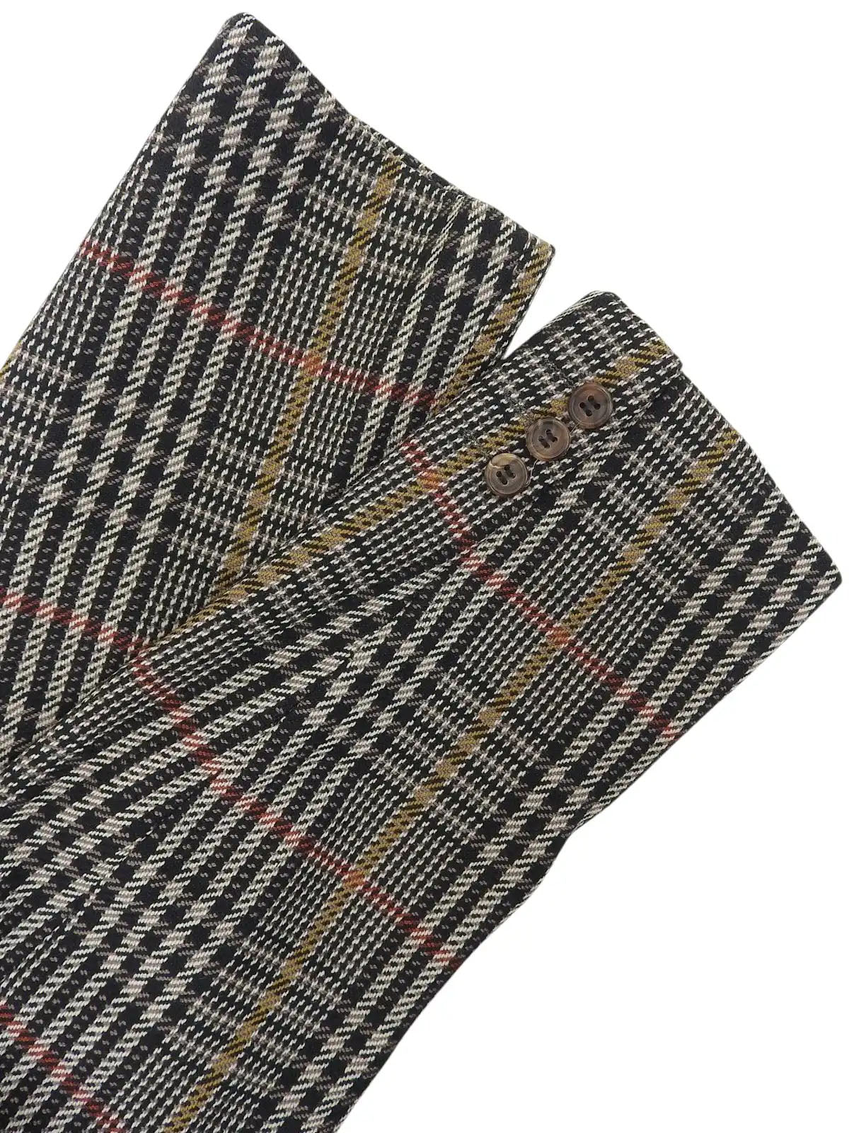 棕色/黑色格纹夹克