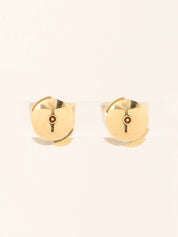 18K Diamond Trinity Earrings in White Gold, Yellow Gold, or Pink Gold