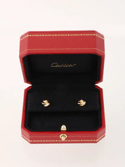 18K Diamond Trinity Earrings in White Gold, Yellow Gold, or Pink Gold
