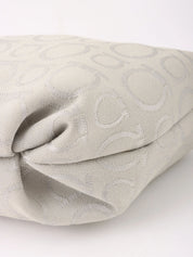 ガンチーニパターンハンドバッグ グレー