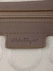 ガンチーニパターンハンドバッグ グレー