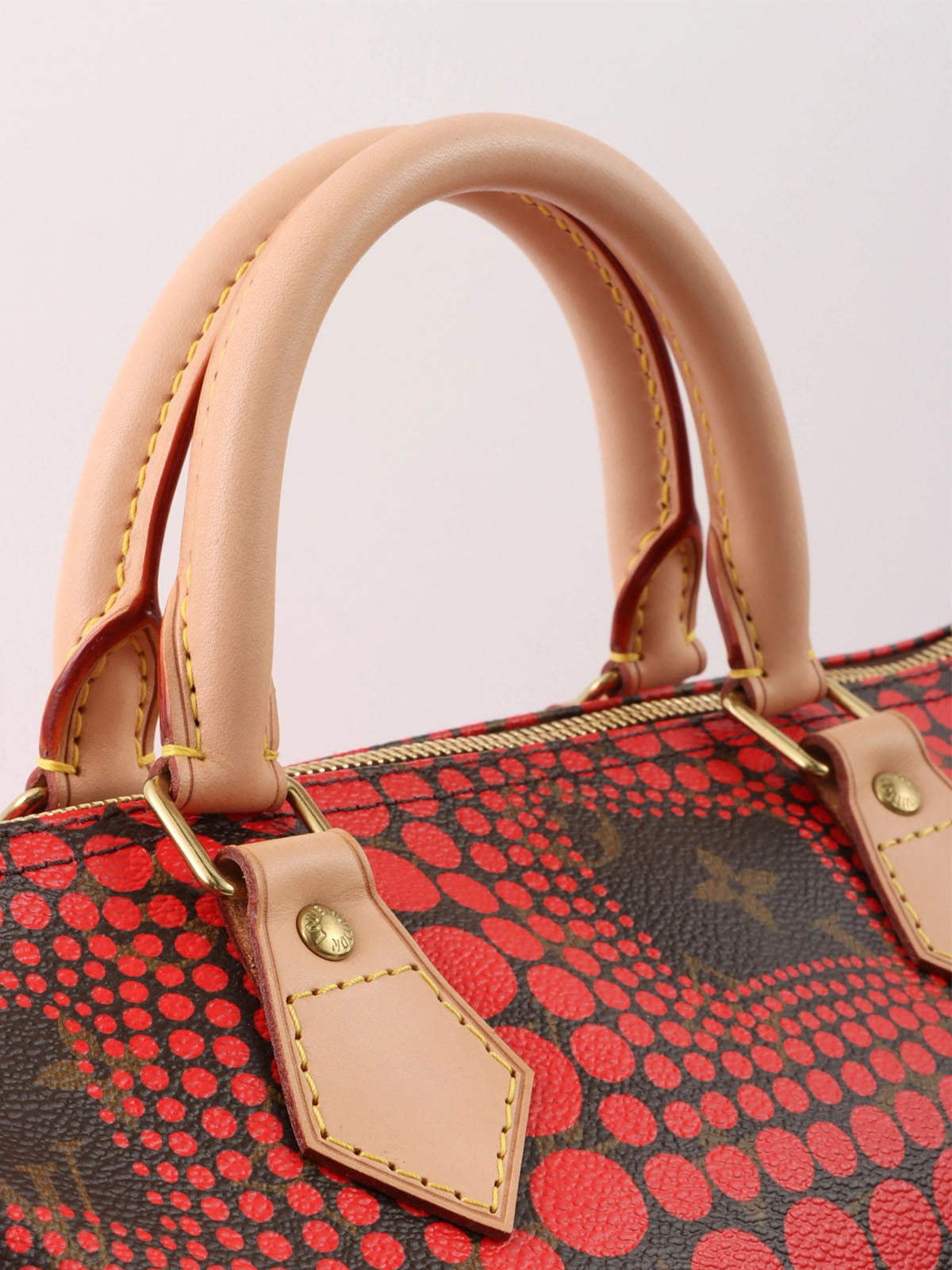 2012 Yayoi Kusama Collaboration Speedy 30 Brown/Red