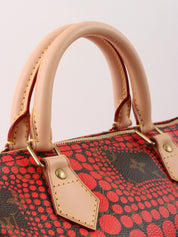 2012 Yayoi Kusama Collaboration Speedy 30 Brown/Red