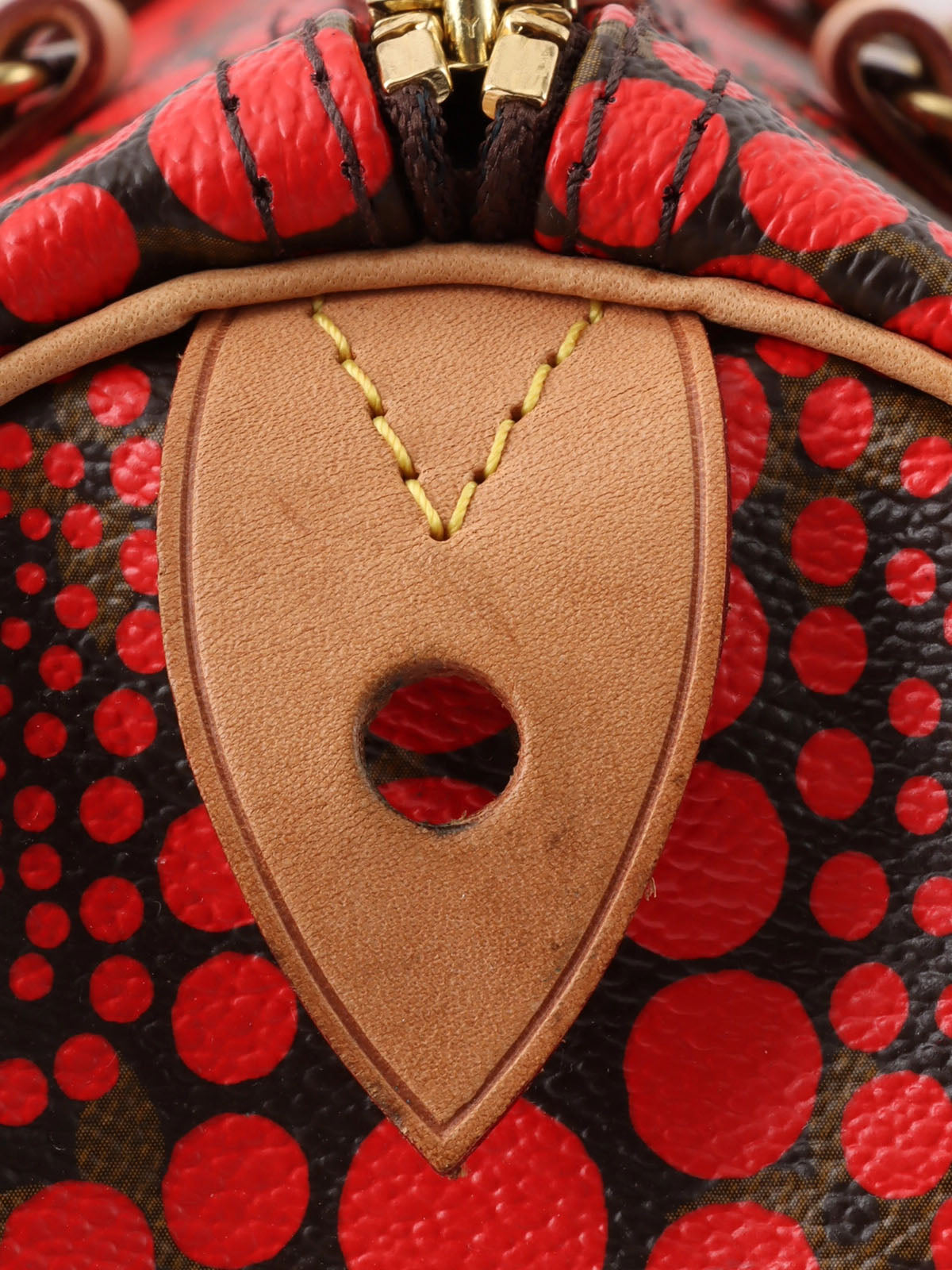 2012 Yayoi Kusama Collaboration Speedy 30 Brown/Red