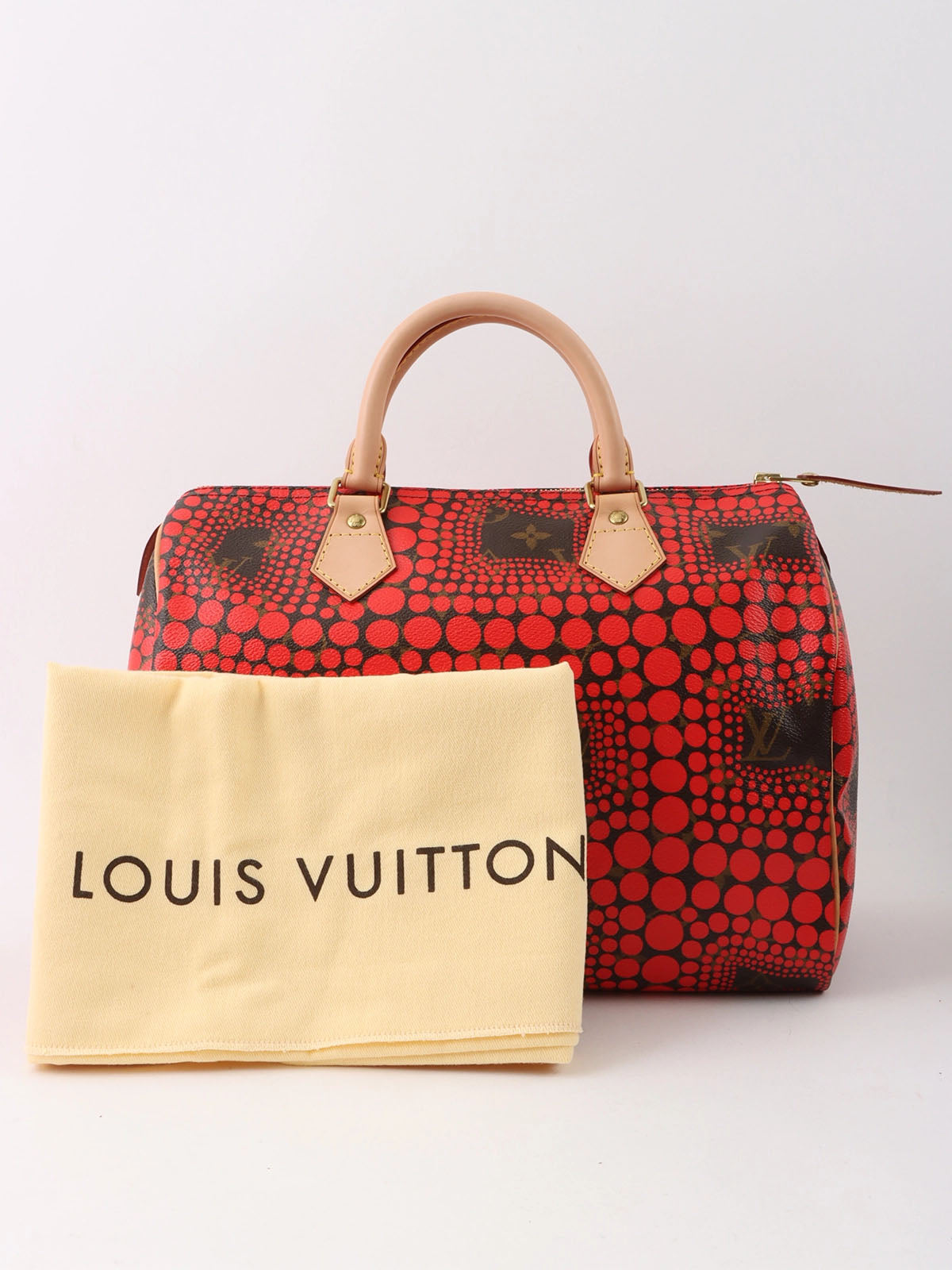 2012 Yayoi Kusama Collaboration Speedy 30 Brown/Red