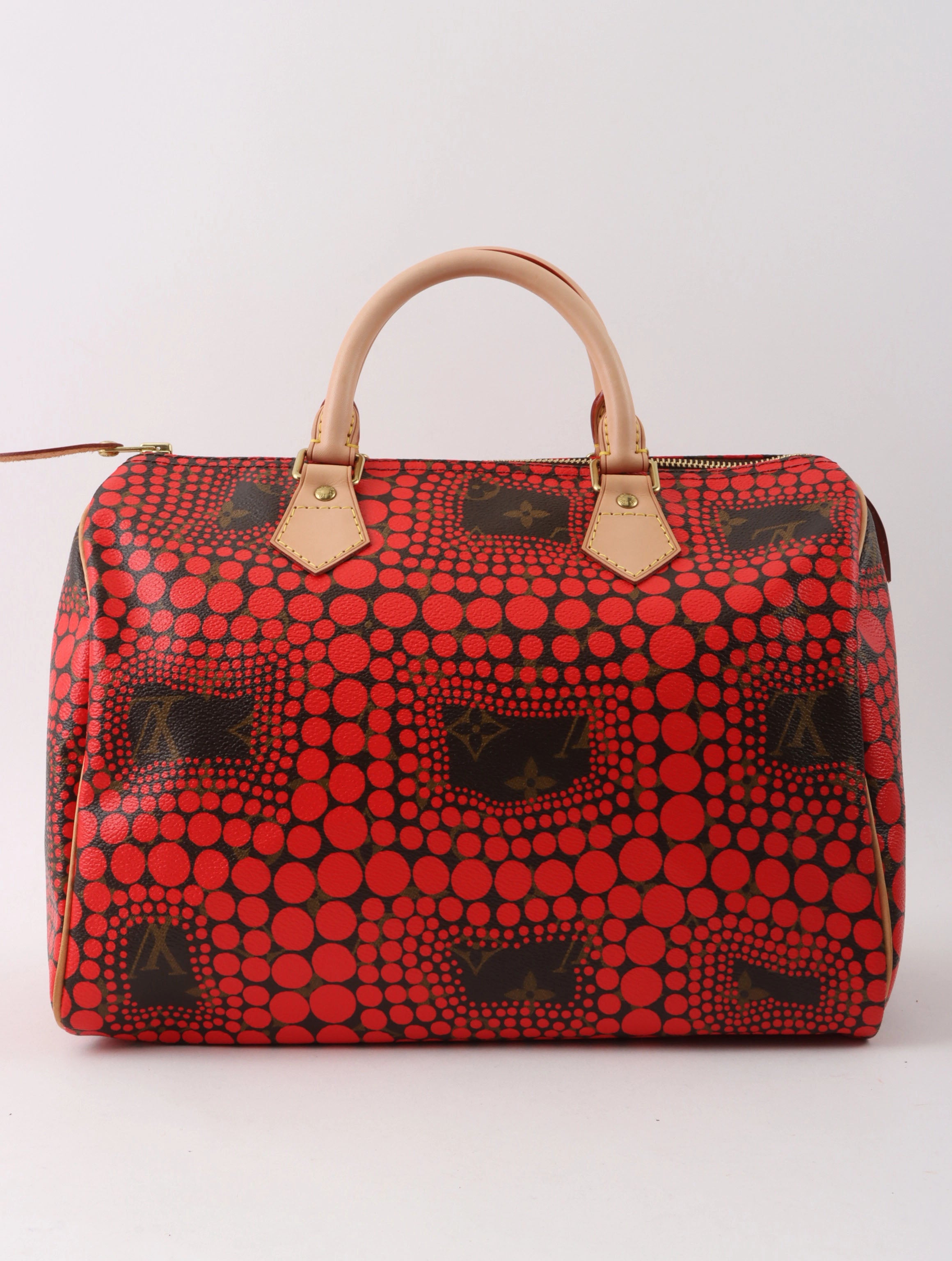 2012 Yayoi Kusama Collaboration Speedy 30 Brown/Red