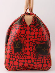 2012 Yayoi Kusama Collaboration Speedy 30 Brown/Red
