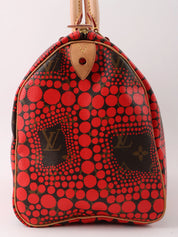 2012 Yayoi Kusama Collaboration Speedy 30 Brown/Red