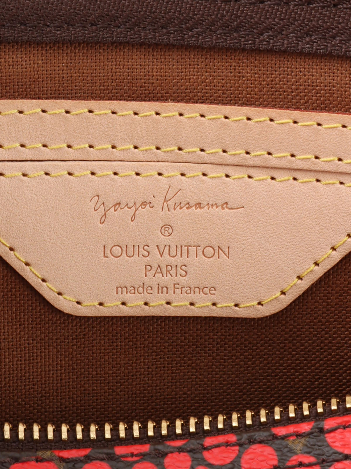 2012 Yayoi Kusama Collaboration Speedy 30 Brown/Red