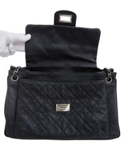 2011 Caviar Skin 2.55 Chain Tote Bag Black