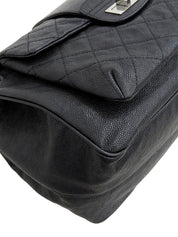2011 Caviar Skin 2.55 Chain Tote Bag Black