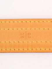 2003 徽标压花腰带,米色