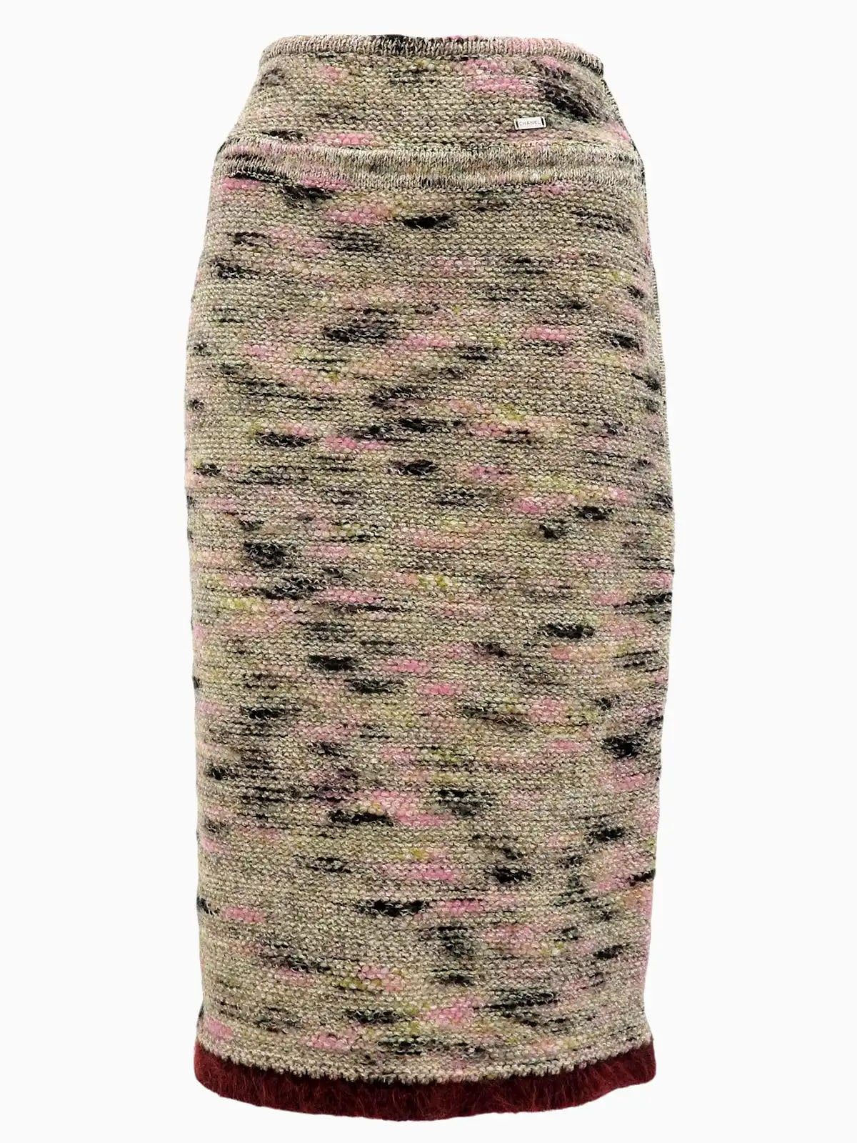 1999 Knit Logo Plate Sleeveless Set, Beige/Multi