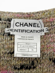 1999 Knit Logo Plate Sleeveless Set, Beige/Multi