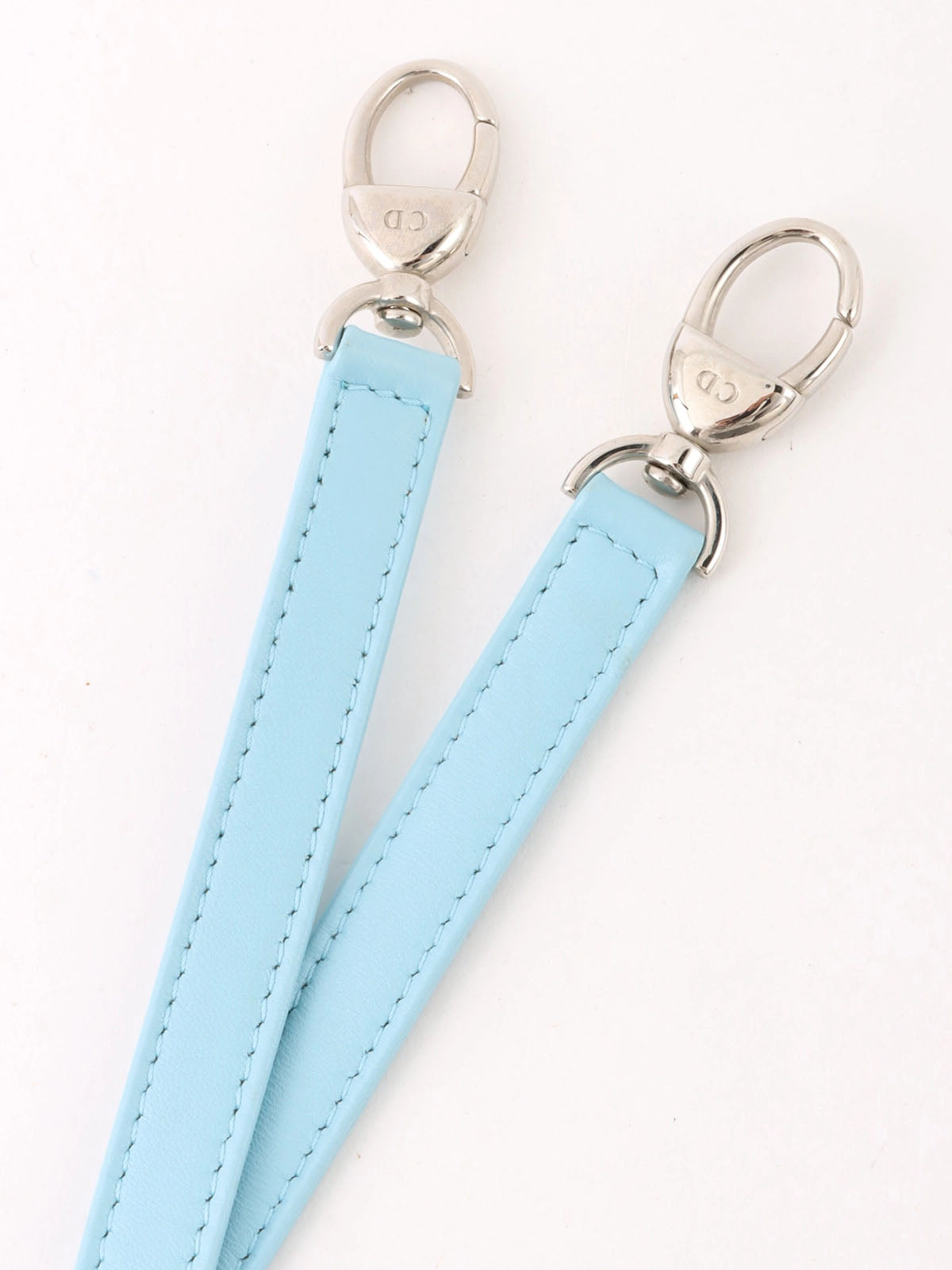 Lady Dior Cannage Stitch 2-Way Bag M Light Blue