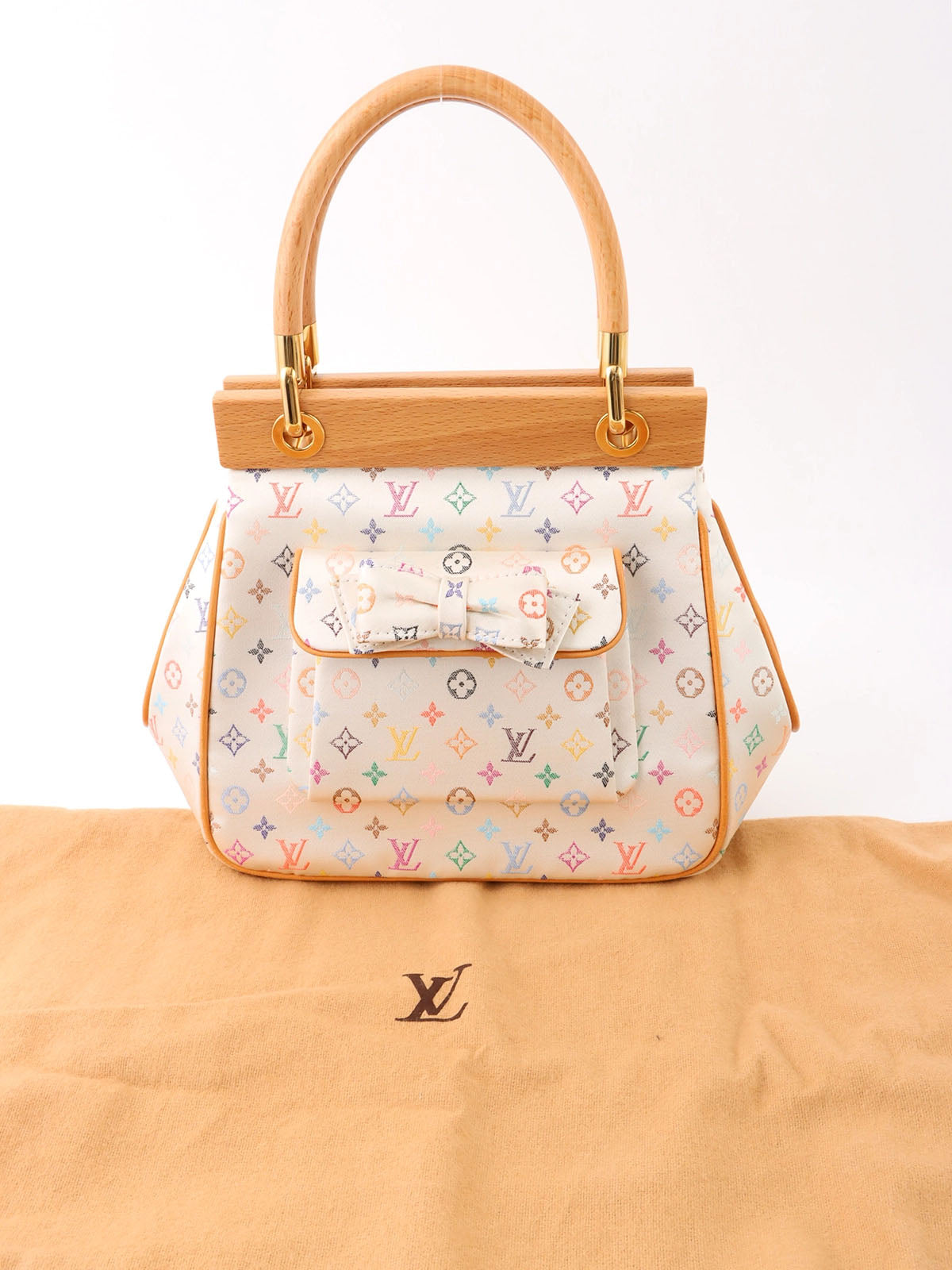 2003 年 Monogram Satin Abelia Blanc