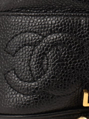 1995 Caviar Skin 6CC Mark Stitch 黑色背包