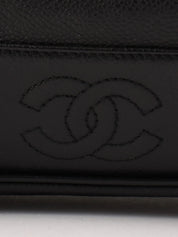 1995 Caviar Skin 6CC Mark Stitch 黑色背包