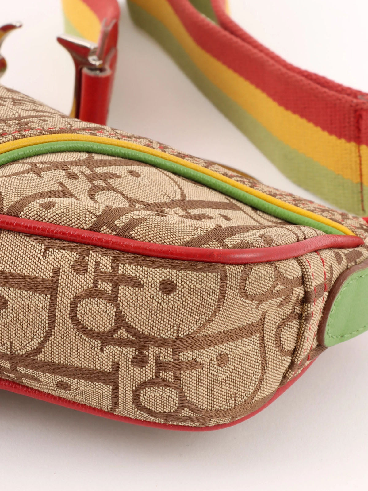 2004年製 ラスタトロッターパターンサドルバッグ ブラウン/マルチ