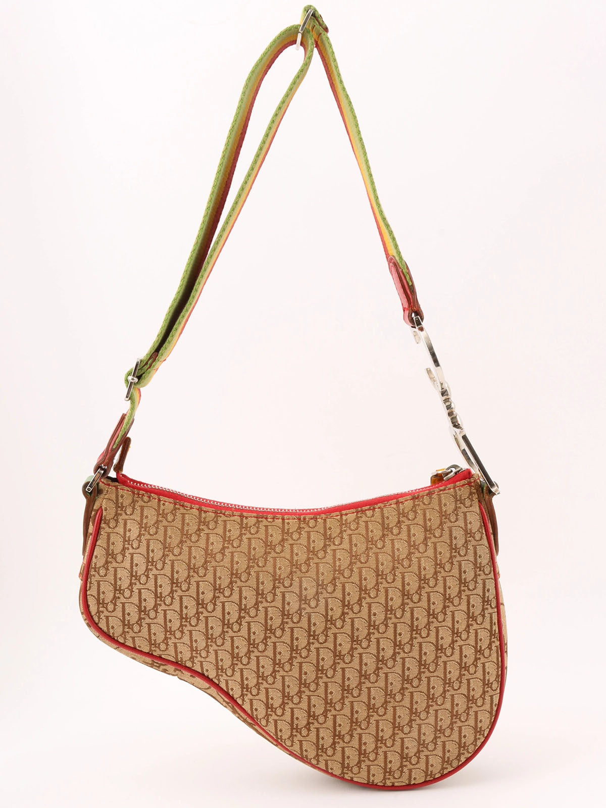 2004年製 ラスタトロッターパターンサドルバッグ ブラウン/マルチ