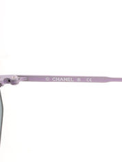 Mini CC Logo Octagon Sunglasses Purple/Black